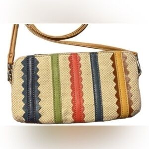 Relic Women Marley Multifunction Wristlet Wallet Stripe-Multi With Strap